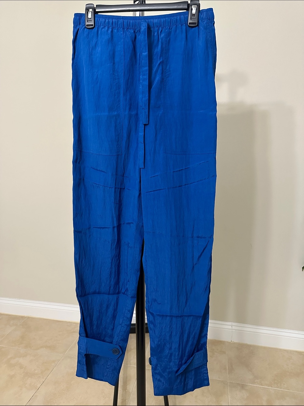 Helmut Lang Royal Blue Women's Drawstring Joggers